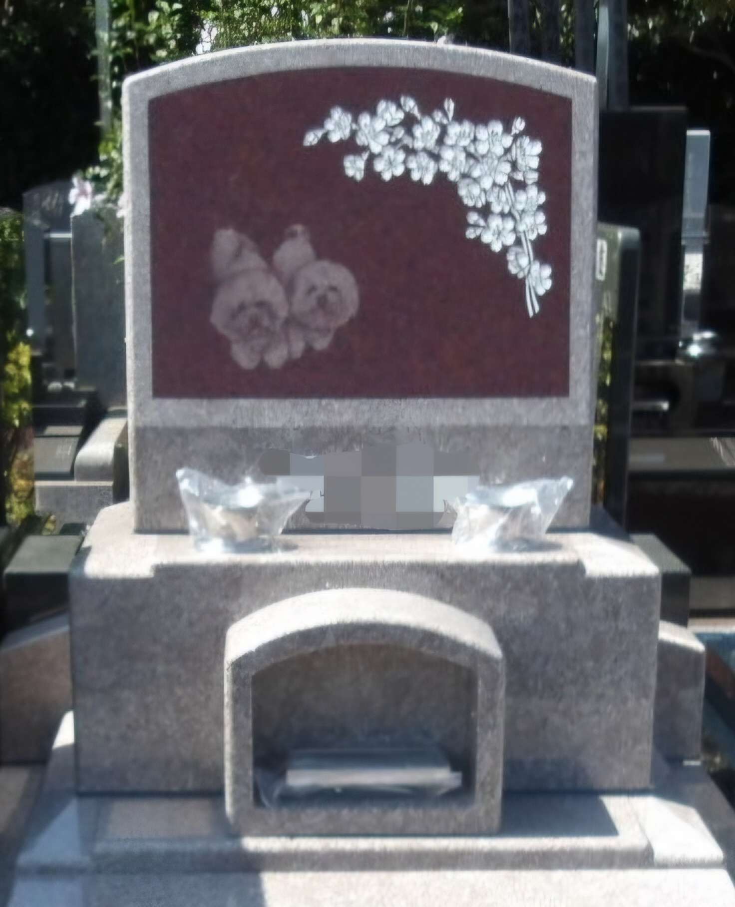 かわいいペットの影彫り増えています | ブログ | 千葉のお墓なら株式